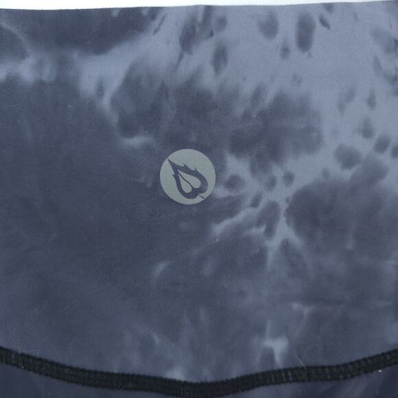 Baleaf Modern City Medium Athletic High Rise Dark Tie-Dye Biker Cycling Shorts - Picture 7 of 11